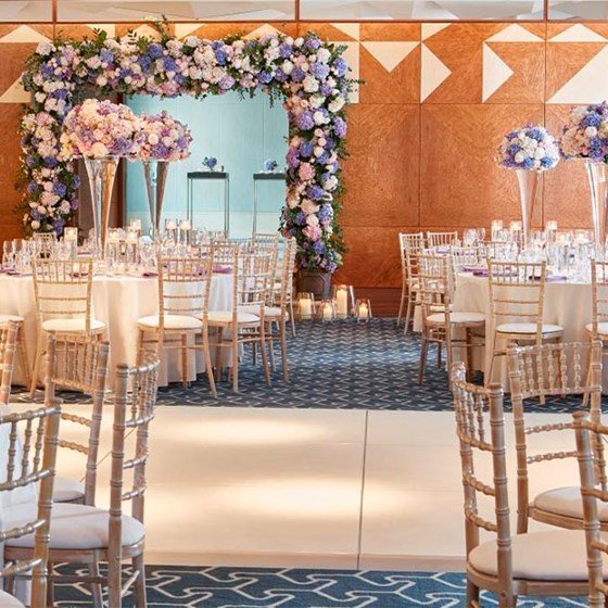 Ballroom wedding at The Berkeley