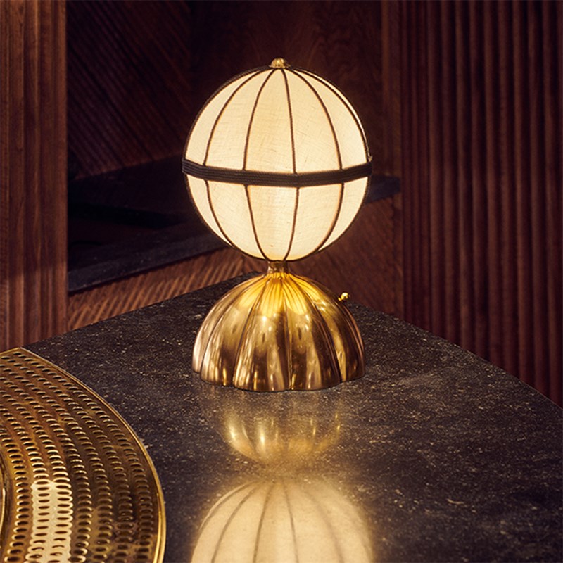 A lamp from the Berkeley bar & terrace
