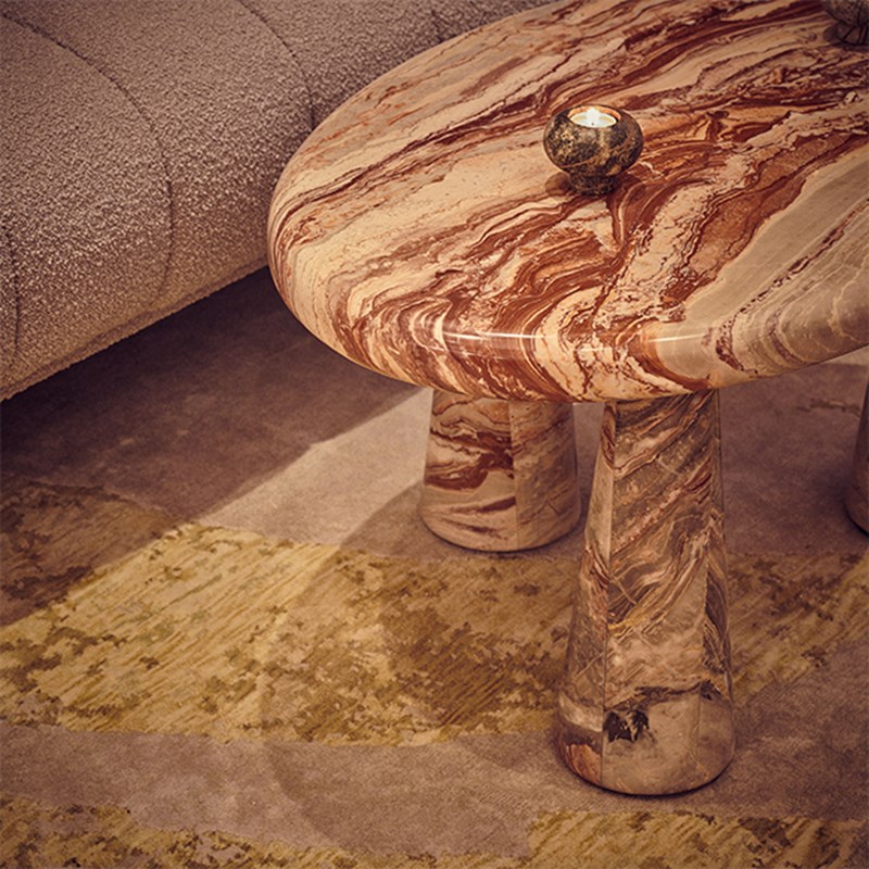 A marble table at the Berkeley bar & terrace